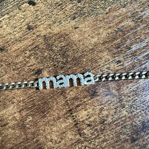 Mama 14k solid gold bracelet